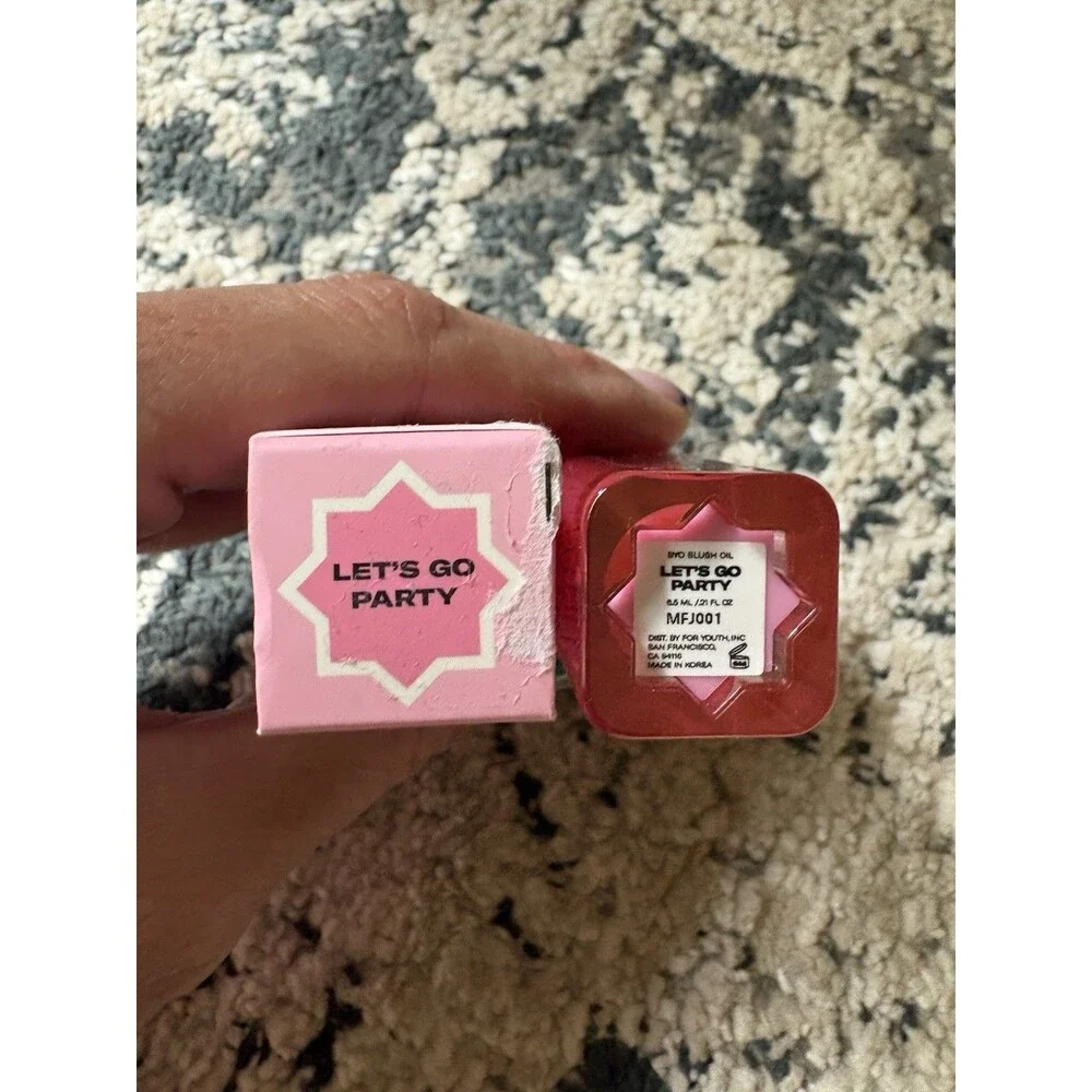 Youthforia BYO Blush Oil Let’s Go Party 6.5ml NEW With Box Color Changing Blush